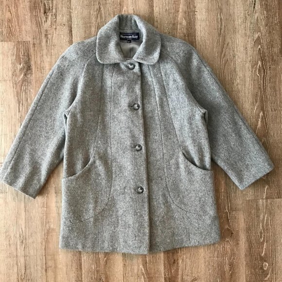 Herman Kay Jackets & Blazers - Herman Kay Women’s Vintage Wool Pea Coat 8P